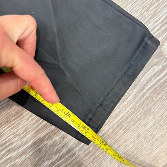 Charlie Paige Black Faux Leather Slim Fit Cotton Pants sz S - Picture 9 of 10